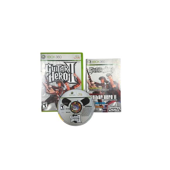Guitar Hero II (Microsoft Xbox 360, 2007) Authentic, CIB, Tested - Picture 1 of 7